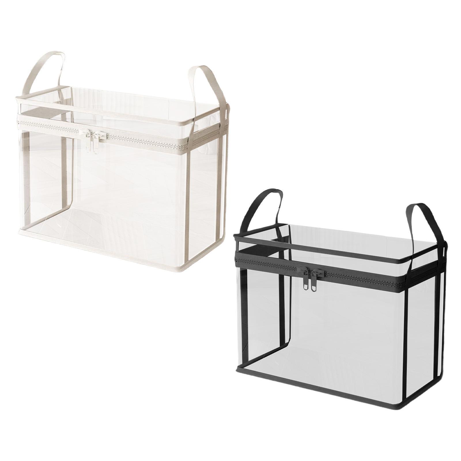 Kids Zipper Toys - Doll Organizer Box Clear PVC Storage
