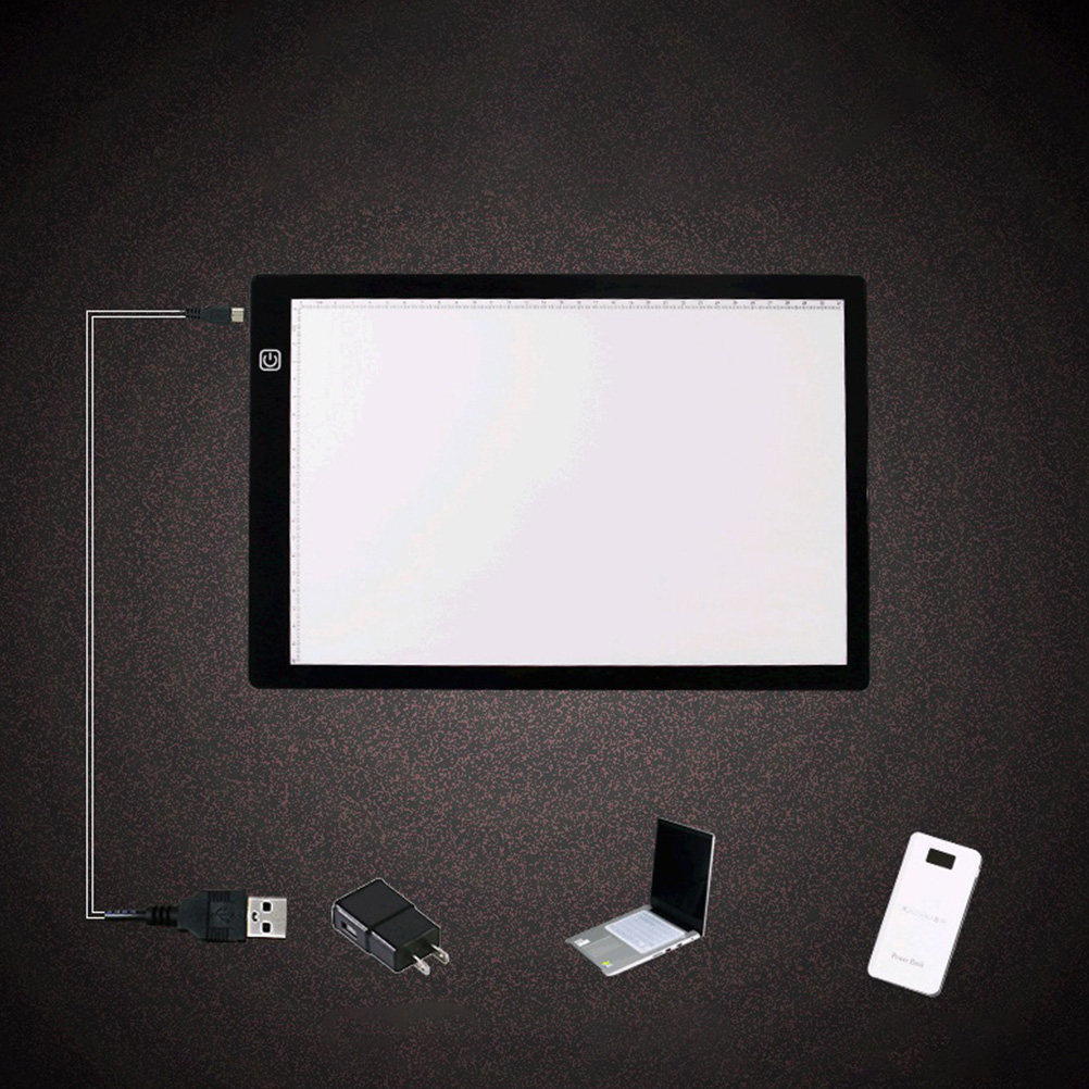 Magnetic Drawing Board - A4 LED Light Box Tracing Board