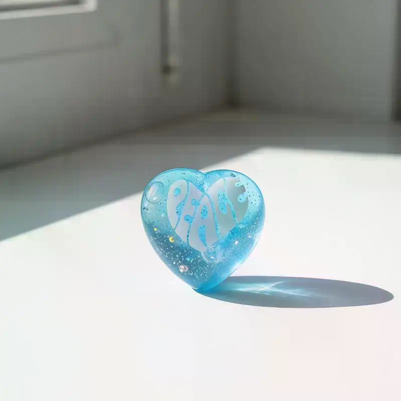 Glitter Heart Shaped Squeeze T - Kids Toys Quotes recension och pris