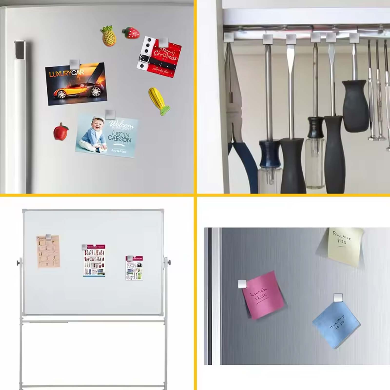 50/100 Pcs Small Square Magnet - Magnetic Drawing Board recension och pris