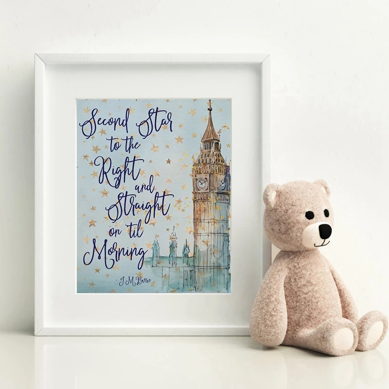 J.M. Barrie Quote Peter Pan Po - Kids Toys Quotes recension och pris