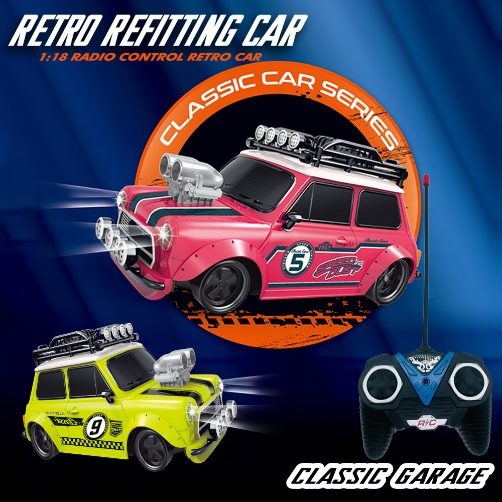 1:18 Retro Refitting MINI Car  - Kids Toys Channel recension och pris