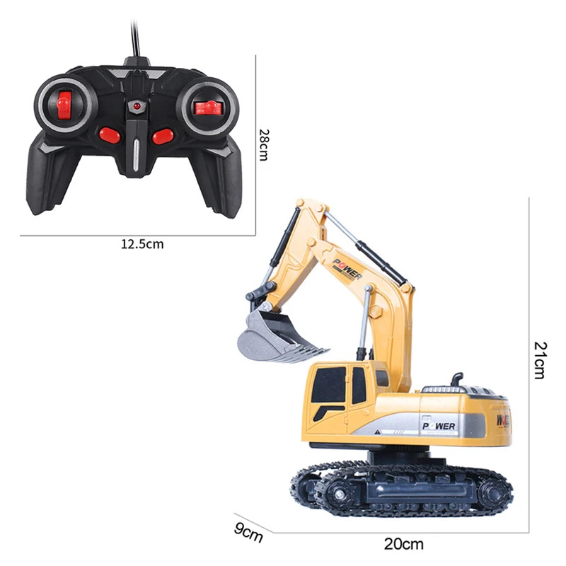 RC Excavator 2.4Ghz 6 Channel  - Kids Toys Channel recension och pris