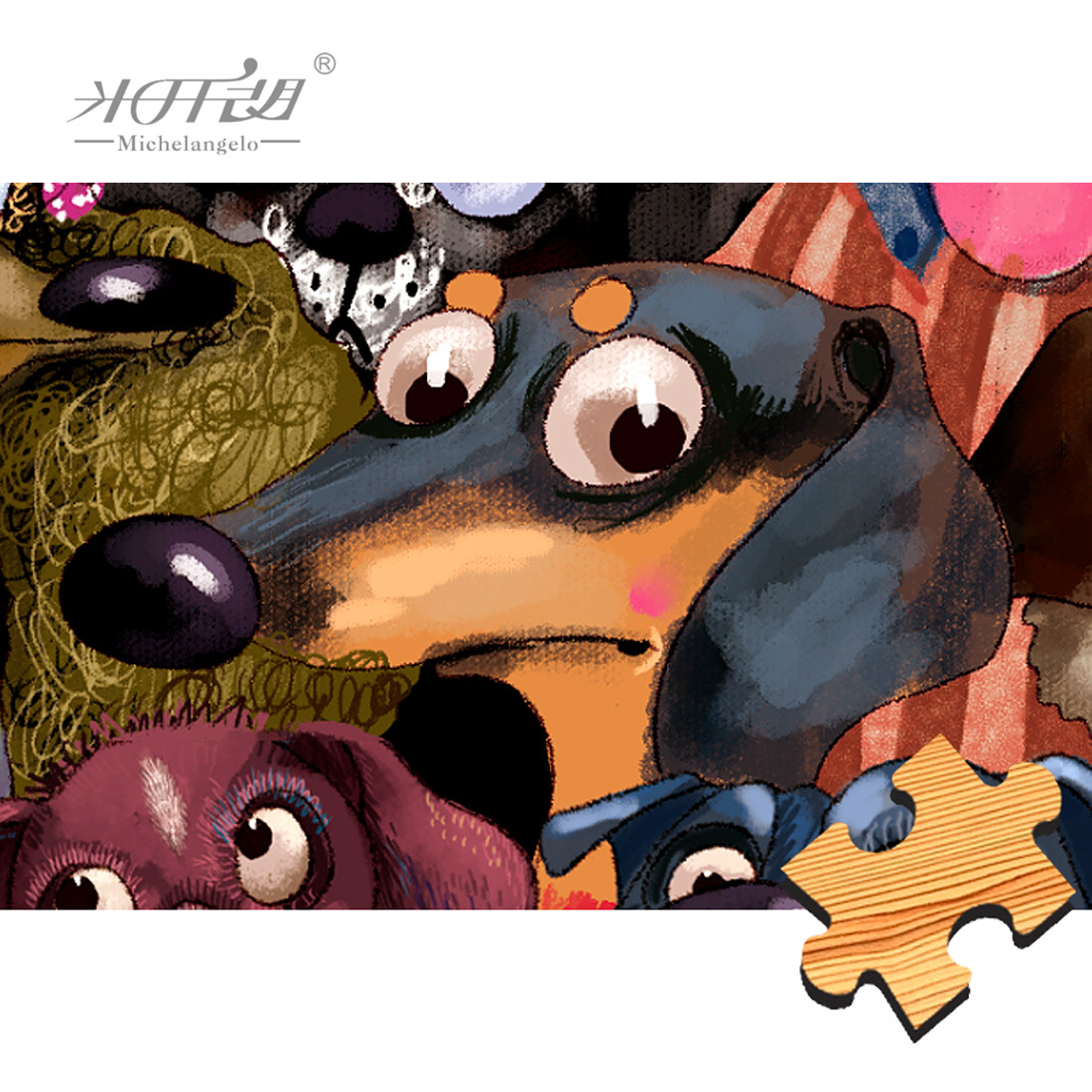 Michelangelo Wooden Jigsaw Puz - Kids Toys Under 500 recension och pris