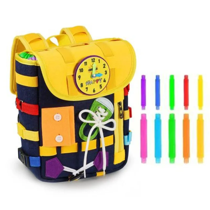 Montessori Felt Backpack for T - Kids Zipper Toys recension och pris