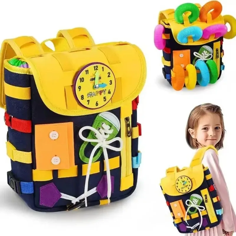 Montessori Felt Backpack for T - Kids Zipper Toys recension och pris