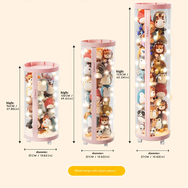 Transparent Doll Storage Box,  - Kids Zipper Toys recension och pris
