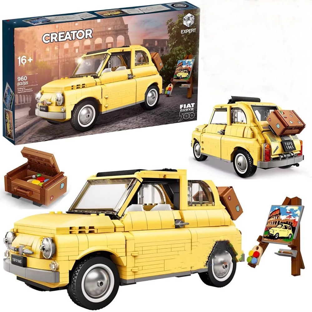 Compatible Lego 10271 Fiat 500 - Kids Toys Under 500 recension och pris