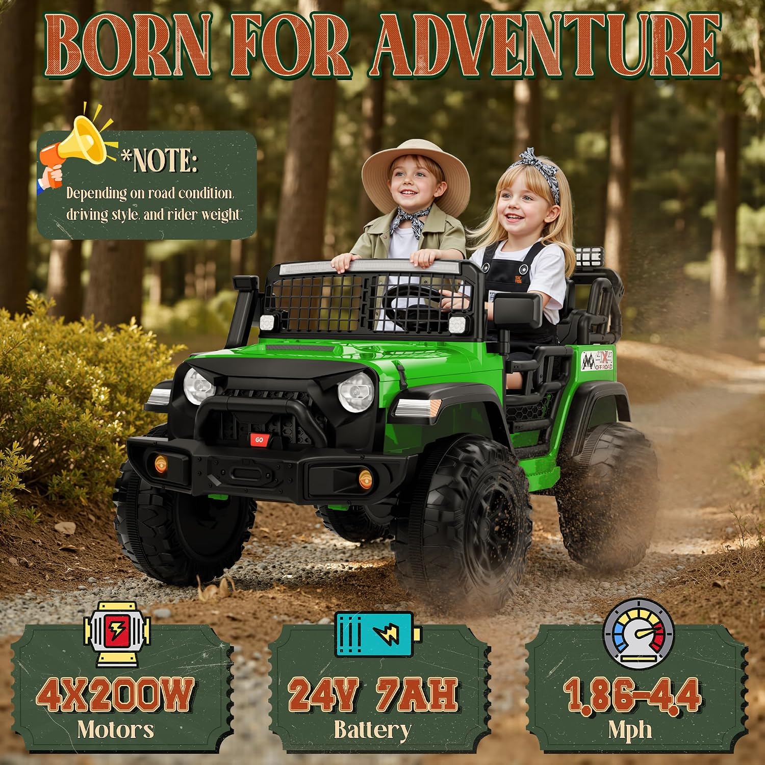 JOYRACER 24V Ride on Toys for  - Kids Toys Big W recension och pris