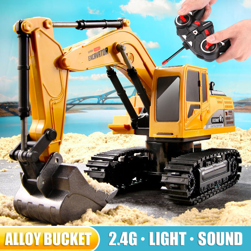 RC Excavator 2.4Ghz 6 Channel  - Kids Toys Channel recension och pris